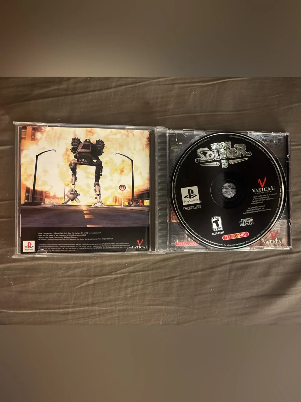 Vatical Entertainment Iron Soldier 3 Sony PlayStation 1 PS1 w/ Manual NTSC-U/C